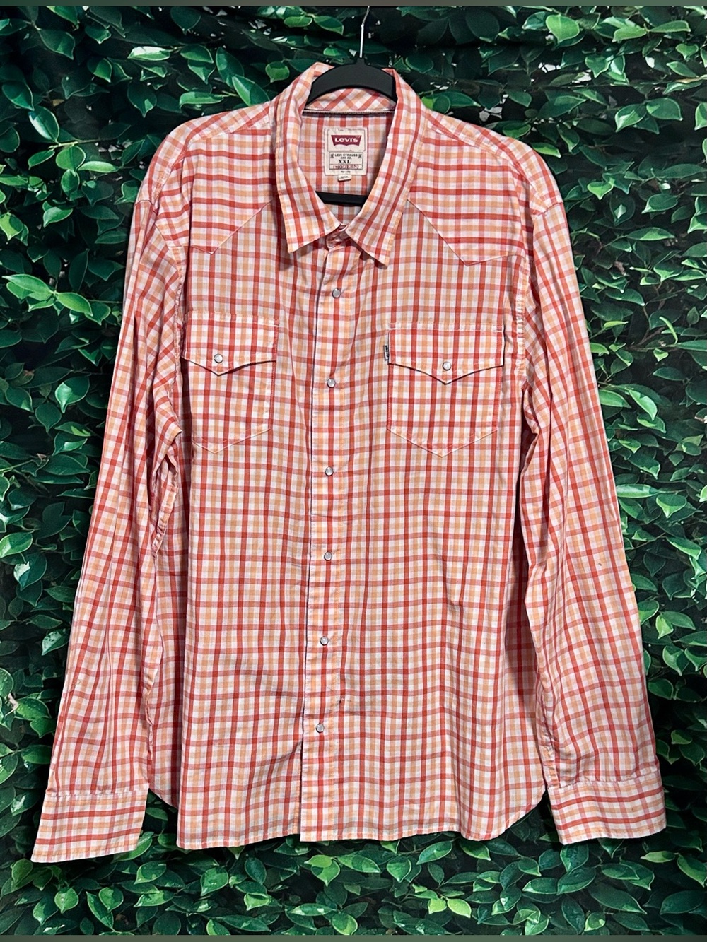 Levi’s Strauss & Co. Pearl Snap Shirt Western Long Sleeve Men’s XXL